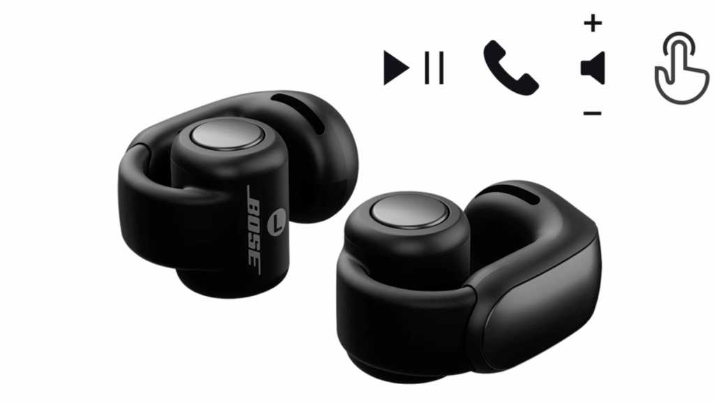 Bose Ultra Open Earbudsボタンコントロール