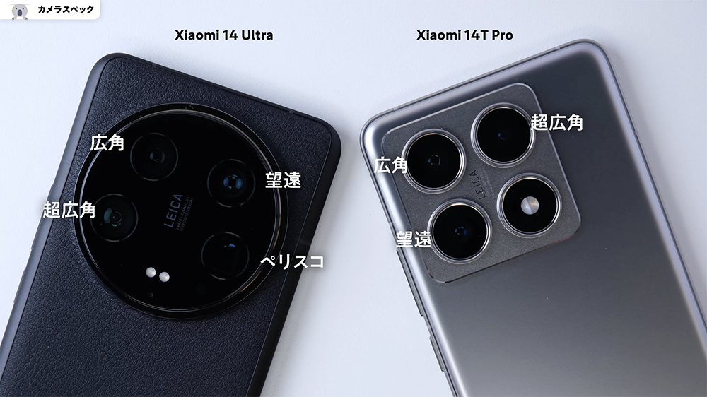 Xiaomi 14T Proのカメラと