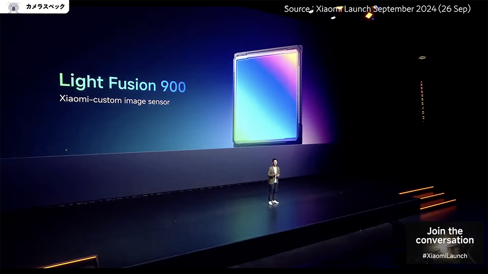 「Xiaomi 14T Pro」のLight Fusion 900センサー