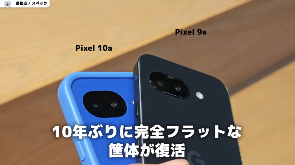 Pixel10aフラット